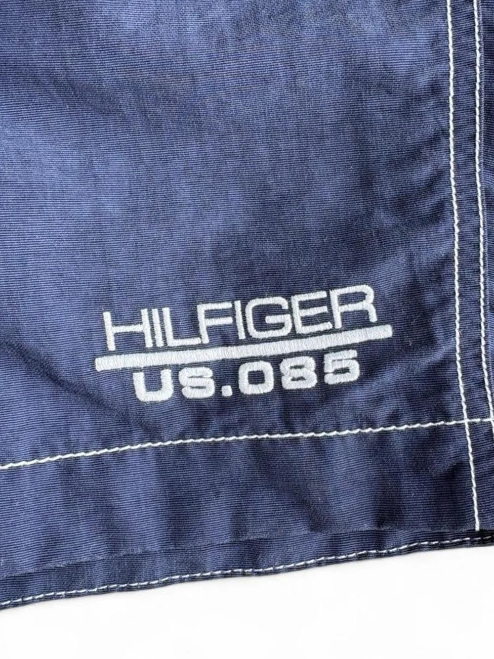 Y2K Tommy Hilfiger Colorblock Swim Trunks - Navy, Red, Blue, Yellow